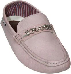 German Wear, Mokassins Driving Moc Freizeitschuhe Lederschuhe Nubukleder Hellrosa