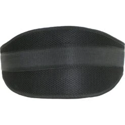 Fitness Gürtel Gewichthebergürtel Rückenstützgürtel Textilien Schwarz