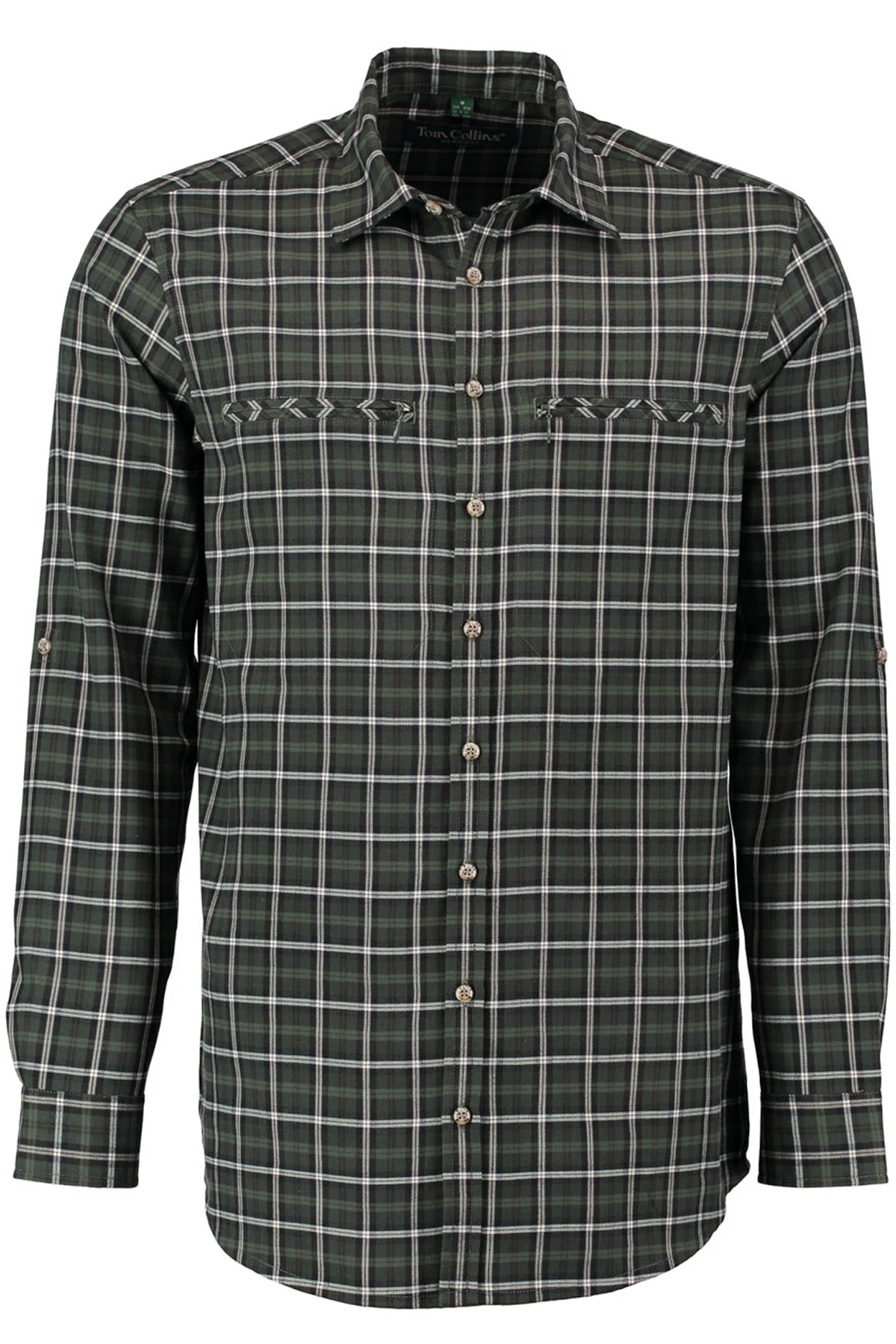 Jagdhemd Hemd Langarm Hemd Regular Fit Haifischkragen Krempelarm 2 Jagdhemd Hemd Langarm Hemd Regular Fit Haifischkragen Krempelarm – Bild 2