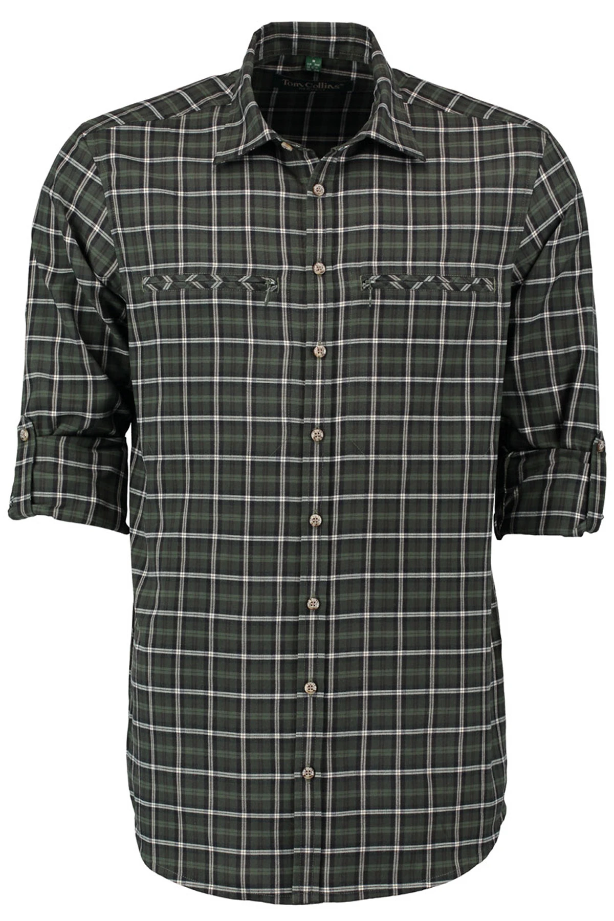 Jagdhemd Hemd Langarm Hemd Regular Fit Haifischkragen Krempelarm 4 Jagdhemd Hemd Langarm Hemd Regular Fit Haifischkragen Krempelarm – Bild 4