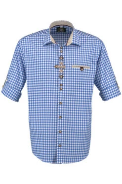 Trachtenhemd Für Lederhosen Langarm Bestickt Regular Fit -Bekleidungsgeschäft 10 420028260242 2 172108668 O74