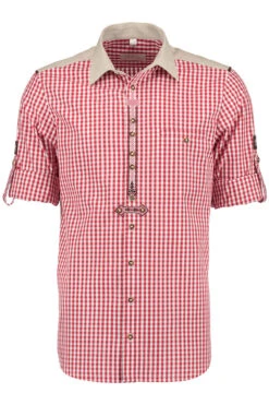 Trachtenhemd Für Lederhosen Langarm Trachtenmode Mit Stickerei Slim Fit -Bekleidungsgeschäft 10 420046260234 2 172108667 O73