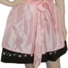 Dirndl Dirndlschürze Dirndel Trachtenschürze Glänzend ROSA