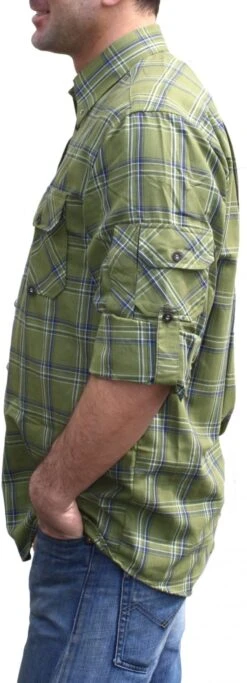 Jagdhemd Jagdhemd Für Jagd JAGDGRÜN/karo -Bekleidungsgeschäft 1014 GW1206 side