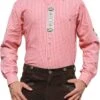 German Wear, Trachtenhemd Für Lederhosen Mit Verzierung Rot/kariert