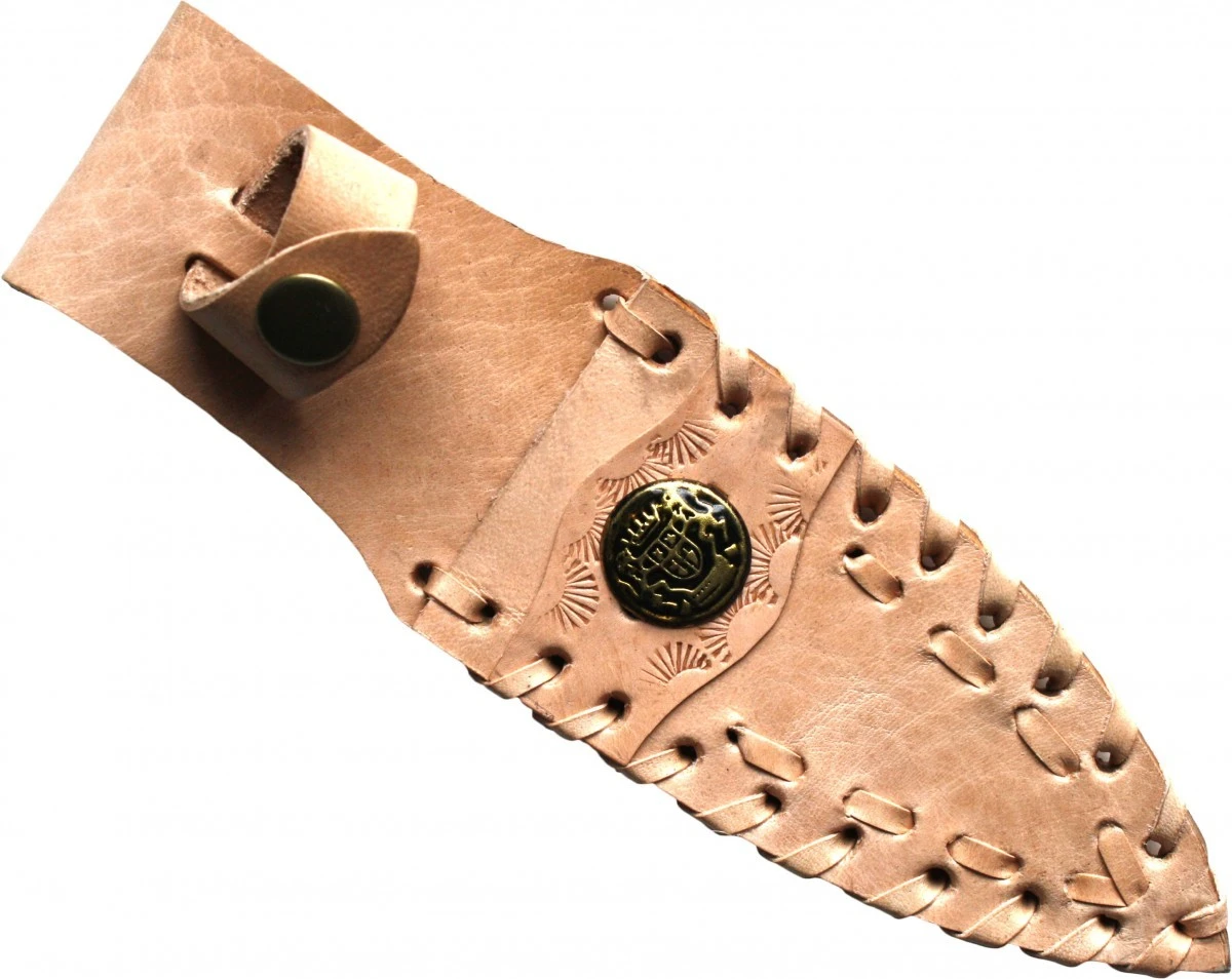 Messerscheide Für Jagdnicker, Messer & Trachtenmesser, Echtleder Beige