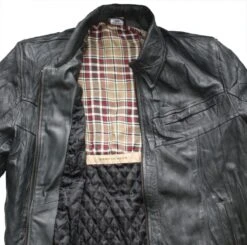 German Wear, Lederjacke Lamm Nappa Echtleder Jacke Leder, Modischer Knitterlook, Schwarz 7 German Wear, Lederjacke Lamm Nappa Echtleder Jacke Leder, Modischer Knitterlook, Schwarz -Bekleidungsgeschäft 1145 Trend 505j inside