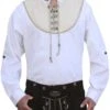 Trachtenhemd Für Trachten Lederhosen Weiß GW1256