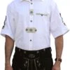 Trachtenhemd Für Trachten Lederhosen Trachtenmode Weiß GW1257