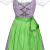 3-teiliges Midi-Dirndl-Set Dirndel Dirndlbluse Dirndlschürze