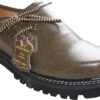 Haferlschuhe Trachtenschuhe Cracked-leder Glattleder Schuhe Khaki