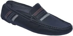 German Wear, Mokassins Driving Moc Freizeitschuhe Lederschuhe Nubukleder Schwarz