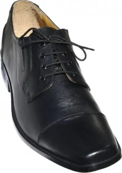German Wear, Derby Business-schuhe Halbschuhe Lederschuhe Mit Ledersohle Schuhe Schwarz