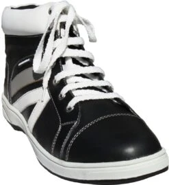 Sneaker Leder Schuhe Turnschuhe Aus Glattleder Schwarz/Weiß