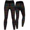 Art Leaves Leggings Sehr Dehnbar Sport Yoga Gymnastik Training Tanzen Freizeit