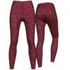 Pink Paisley Leggings Sehr Dehnbar Sport Yoga Gymnastik Training Tanzen Freizeit