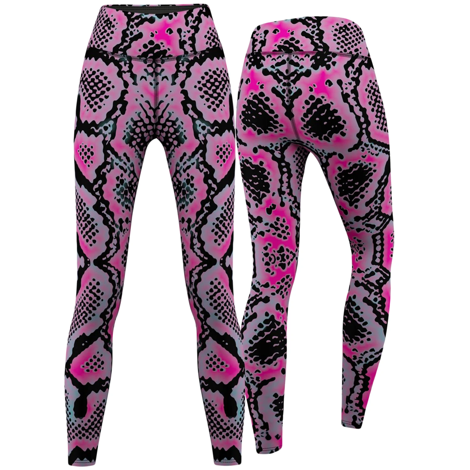 Snake Skin Leggings Sehr Dehnbar Fitness Sport Yoga Gymnastik Training Tanzen Freizeit 1 Snake Skin Leggings Sehr Dehnbar Fitness Sport Yoga Gymnastik Training Tanzen Freizeit