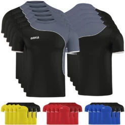 OMKA 6er Trikot-set Trikot Teamwear Fußball Handball Rugby Laufsport Volleyball