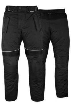 Herren Motorradhose Textilhose In Großen Größen 6XL 7XL 8XL 9XL Schwarz
