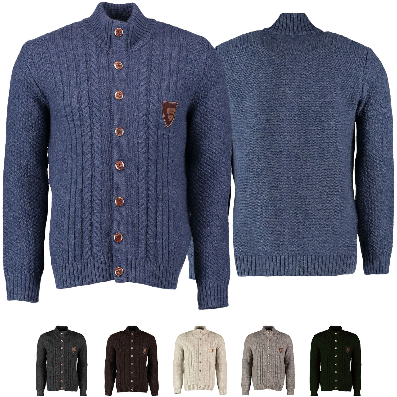 Herren Strickjacke Trachten Schurwolle Strick Pullover Trachtenpullover 1 Herren Strickjacke Trachten Schurwolle Strick Pullover Trachtenpullover