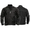 BiGXXL Motorradjacke Textilien Kombi Jacke Schwarz Jacke 6XL,7XL, 8XL, 9XL
