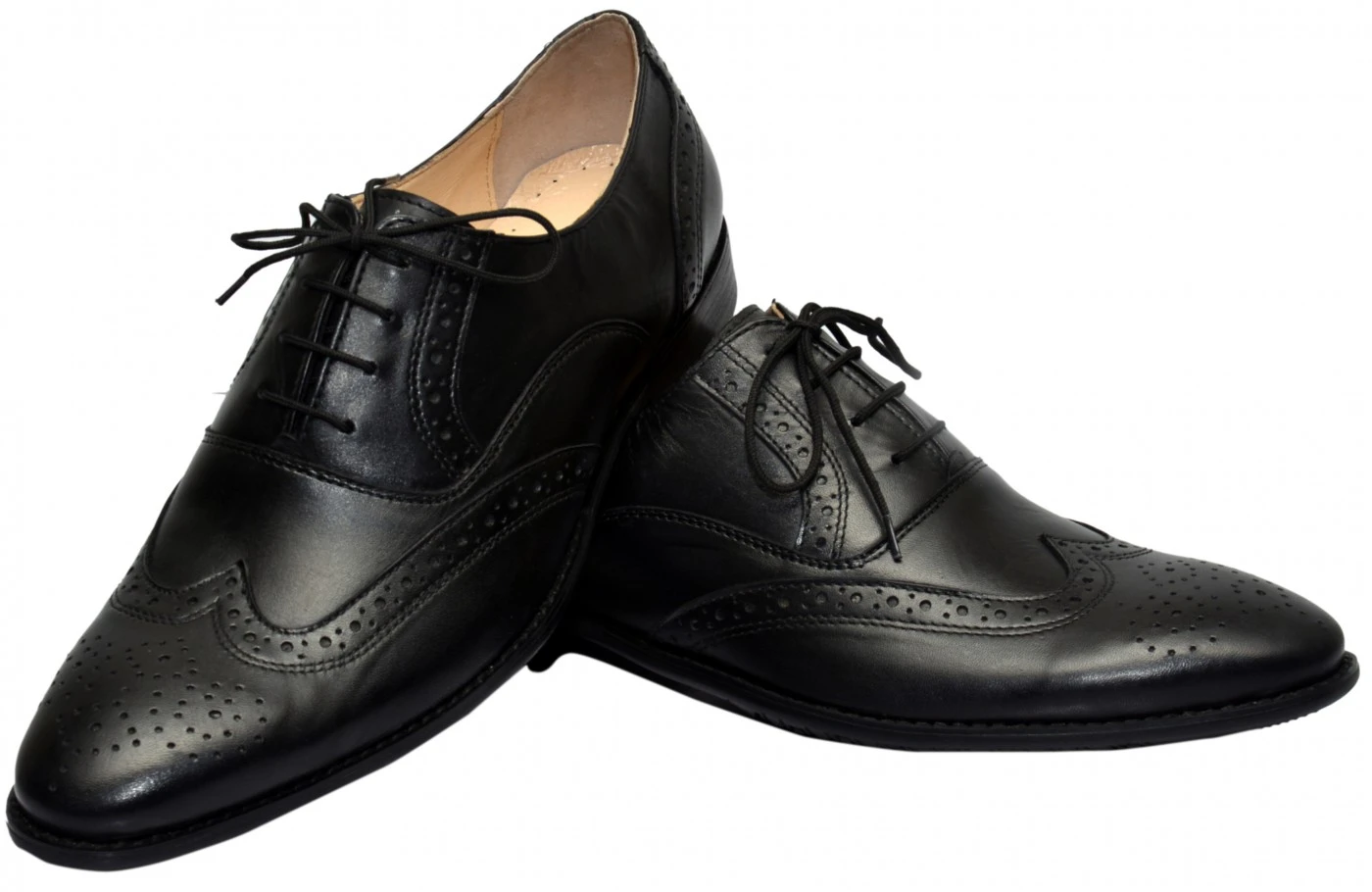 Business-schuhe Oxford Brogues Lederschuhe Schuhe Schwarz 3 Business-schuhe Oxford Brogues Lederschuhe Schuhe Schwarz – Bild 3