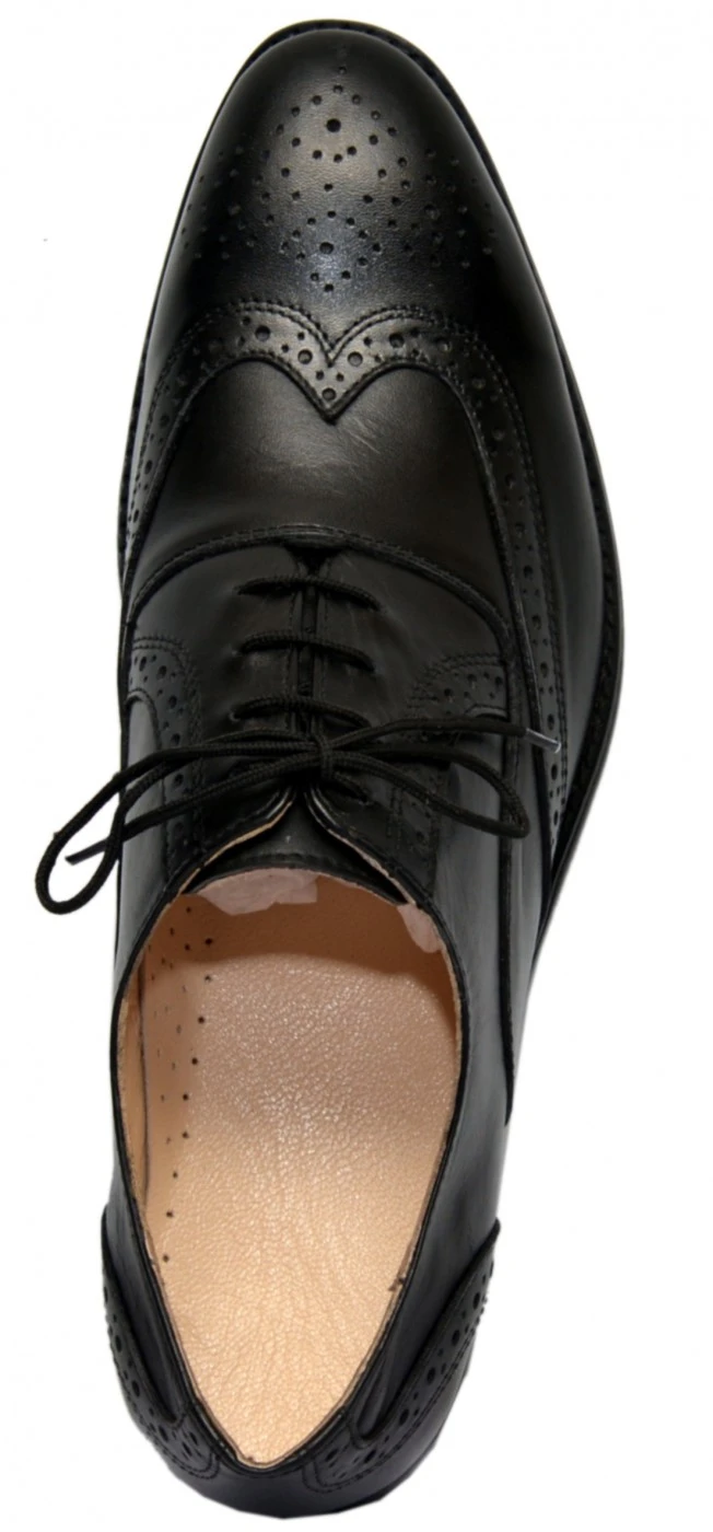 Business-schuhe Oxford Brogues Lederschuhe Schuhe Schwarz 6 Business-schuhe Oxford Brogues Lederschuhe Schuhe Schwarz – Bild 6