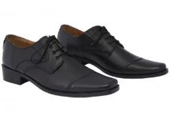 German Wear, Business-schuhe Halbschuhe Lederschuhe Mit Ledersohle Schuhe Schwarz -Bekleidungsgeschäft 1775 DR 12 schwarz 5