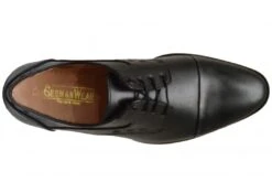 Derby Business-schuhe Lederschuhe Echtleder Schuhe Schwarz -Bekleidungsgeschäft 1792 HB 102 Black 3