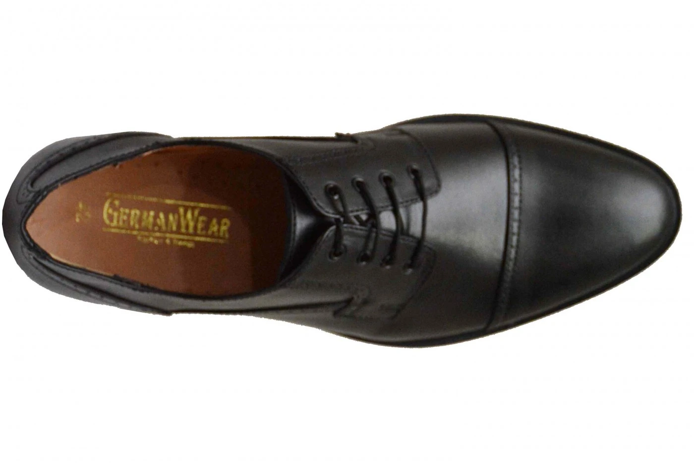 Derby Business-schuhe Lederschuhe Mit Ledersohlen Brogues Echtleder Schuhe Schwarz 4 Derby Business-schuhe Lederschuhe Mit Ledersohlen Brogues Echtleder Schuhe Schwarz – Bild 4