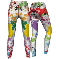 Splash Leggings Sehr Dehnbar Für Sport,Yoga, Gymnastik, Training & Fashion Mehrfarbig