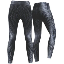 Viper Leggings Sehr Dehnbar Für Sport, Yoga, Gymnastik, Training & Fashion Grau