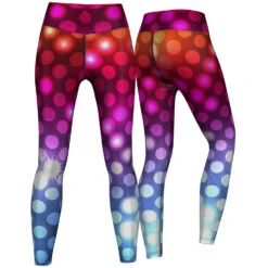 Sparkles Leggings Sehr Dehnbar Für Sport,Yoga, Gymnastik, Training & Fashion Mehrfarbig