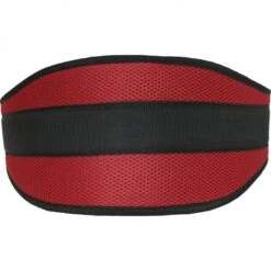 Fitness Gürtel Gewichthebergürtel Rückenstützgürtel Textilien Rot