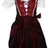 4-teilig Mini-Dirndl Dirndel Dirndlbluse 2x Dirndlschürze Minidirndlset