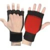 Fitness Neopren Grips Handschuhe Gewichtheben Bodybuilding Gelpads Workout Training Rot/schwarz