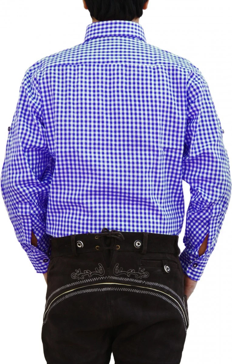 Trachtenhemd Für Trachten Lederhosen Freizeit Hemd Kariert 3 Trachtenhemd Für Trachten Lederhosen Freizeit Hemd Kariert – Bild 3