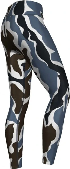 Leggings Tights Dehnbar Sport Gymnastik Yoga Tanzen Freizeit, Camo Grau/weiß/braun -Bekleidungsgeschäft 33 1975 GYM 8031