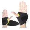 Fitness Handgelenk Wraps Gewichtheben Bodybuilding Workout Training Schwarz/gelb