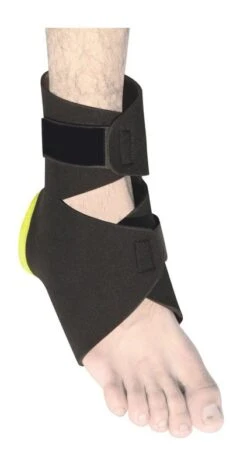 Fitness Knöchel Wraps Gewichtheben Bodybuilding Workout Training Schwarz/gelb