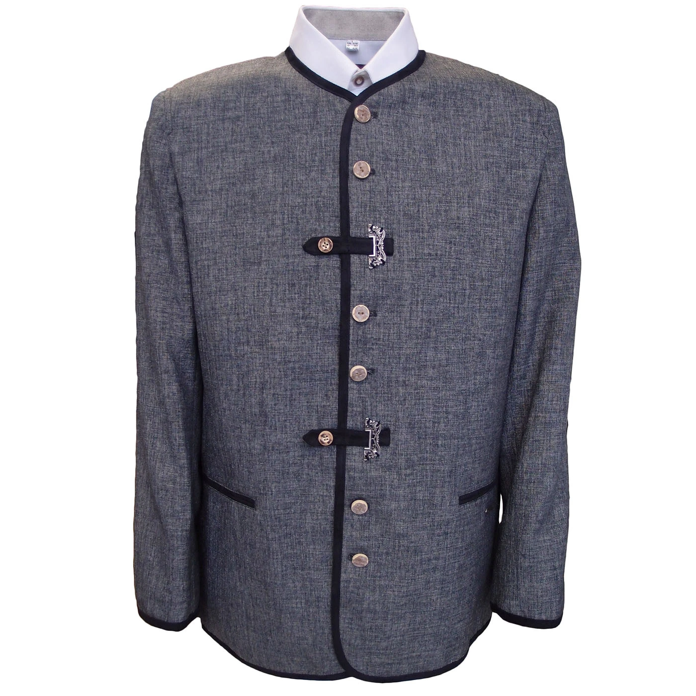 Herren Trachtenjacke Trachtenjanker Trachten Janker Anthrazit 1 Herren Trachtenjacke Trachtenjanker Trachten Janker Anthrazit