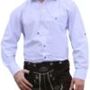 Trachtenhemd Für Trachten Lederhosen Trachtenmode Edelweiß Bestickt Weiß