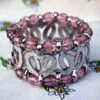 Trachtenarmband Armband Trachtenschmuck Rosa Herzen