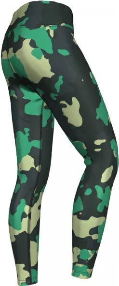 Light & Dark Green Camo Leggings Dehnbar Für Sport,Yoga, Gymnastik, Training, Tanzen & Freizeit Grün -Bekleidungsgeschäft 48 1980 GYM 8036