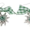 Trachtenohrringe Ohrhänger Edelweiß Schleife Strass Schmuck Grün Tracht