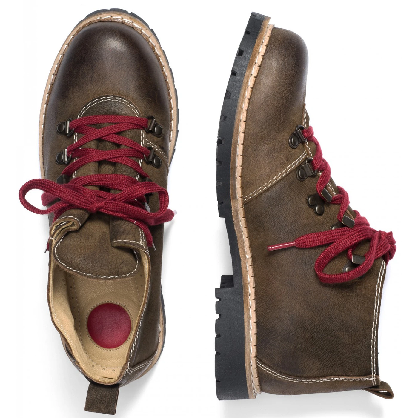 Spieth & Wensky Trachtenschuh Haferlschuhe Boots Jonah 512-H Ziegenleder Braun 2 Spieth & Wensky Trachtenschuh Haferlschuhe Boots Jonah 512-H Ziegenleder Braun – Bild 2