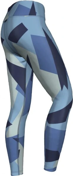 Marine Camo Leggings Sehr Dehnbar Für Sport,Yoga, Gymnastik, Training, Tanzen & Freizeit Blau -Bekleidungsgeschäft 57 1983 GYM 8039