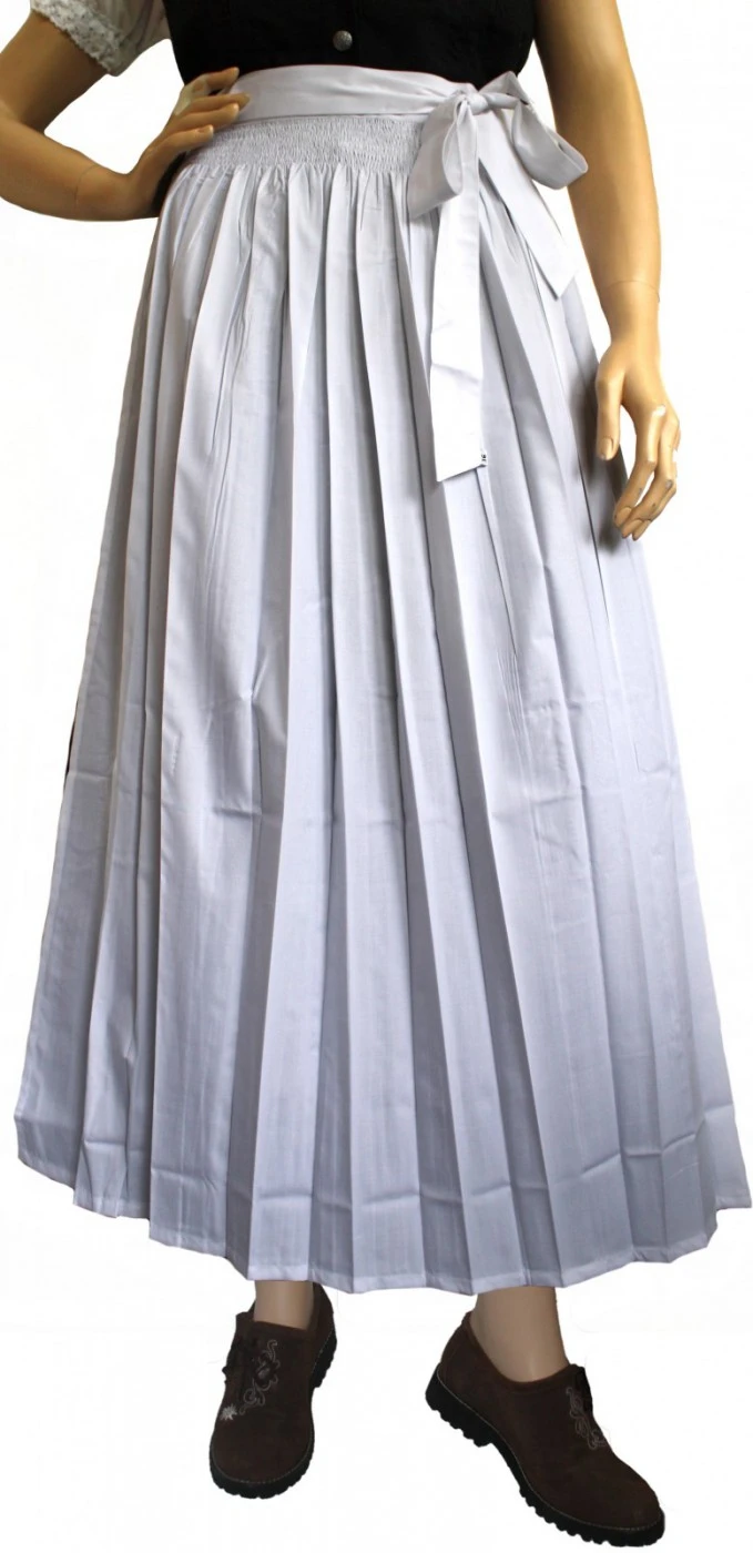 German Wear, Lange Dirndlschürze Trachtenschürze Schürze Lang Dirndl Dirndel Weiss 1 German Wear, Lange Dirndlschürze Trachtenschürze Schürze Lang Dirndl Dirndel Weiss