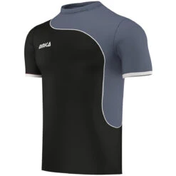 OMKA Fußballtrikot Teamwear Tshirt Uniformhemd Fan Trikot -Bekleidungsgeschäft 7503 Shirt Black Grey b 1 172108093 WM18 Trikot