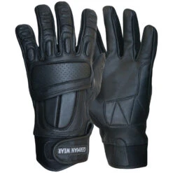 Motorradhandschuhe Motorrad Biker Handschuhe Lederhandschuhe Schwarz